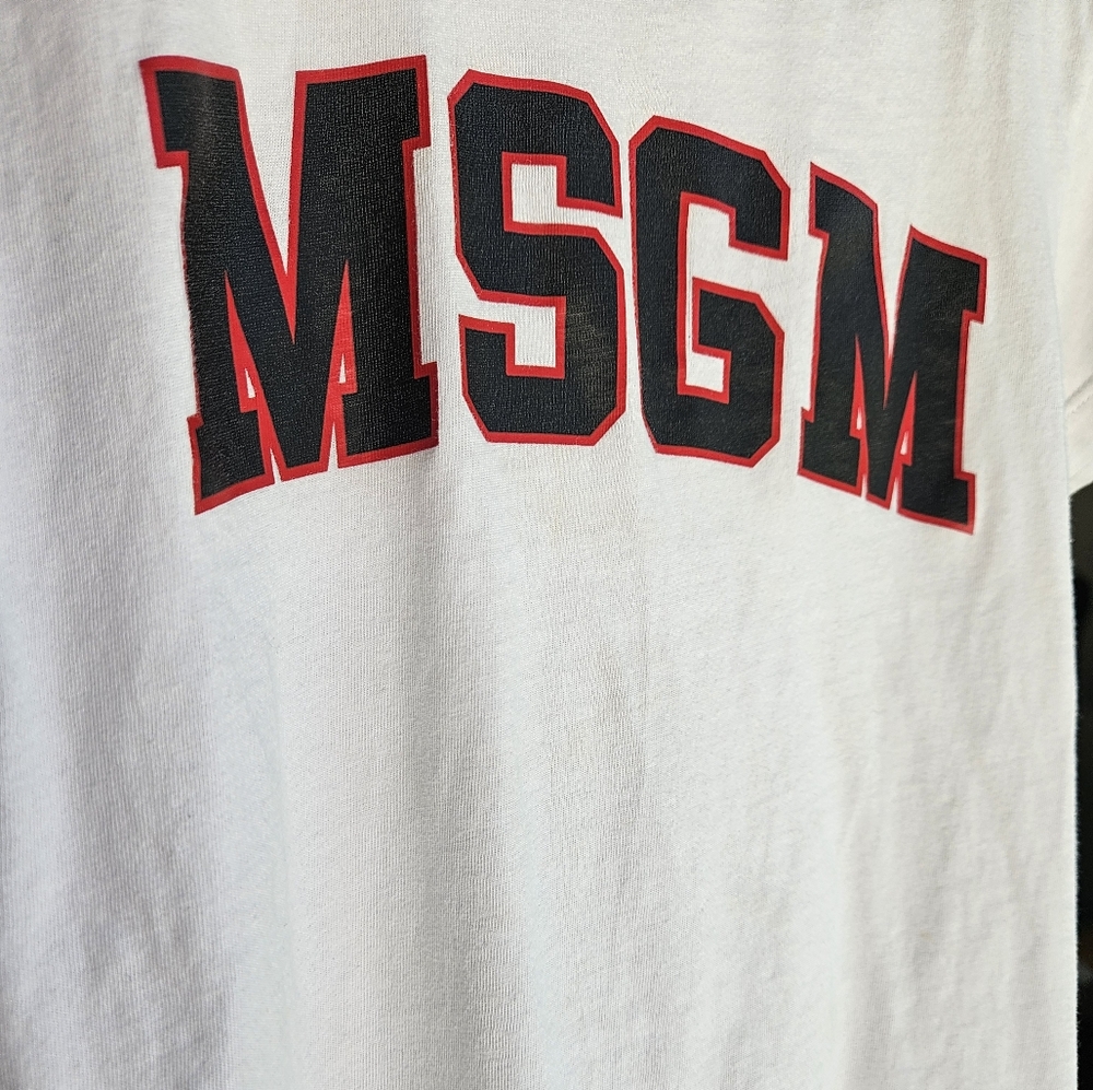 MSGM Kids logo-print short-sleeved T-shirt 6Y UNISEX BOY AND GIRL - Picture 5 of 5